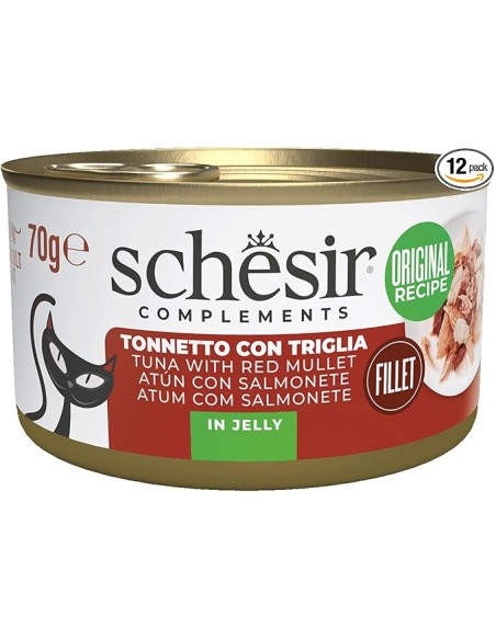 Schesir Tonnetto Con Triglia in jelly gr 70. Cibo umido per gatti