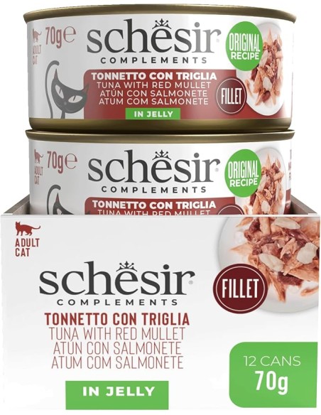 Schesir Tonnetto Con Triglia in jelly gr 70. Cibo umido per gatti