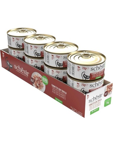 Schesir Tonnetto Con Triglia in jelly gr 70. Cibo umido per gatti