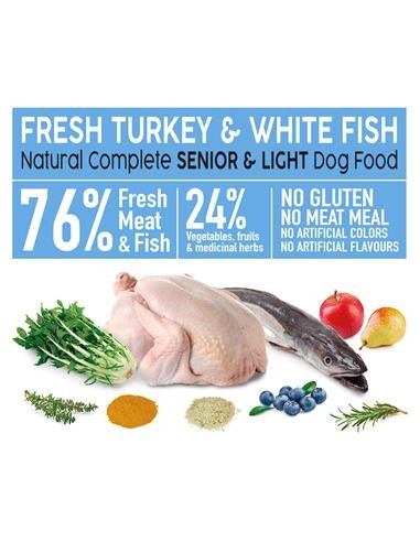 Arquivet Fresh Senior Light Tacchino e Pesce Bianco kg 2,5. Crocchette per cani.