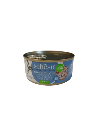 Schesir Tonnetto con Pesce Azzurro Gr.140 Cibo Umido per Gatti