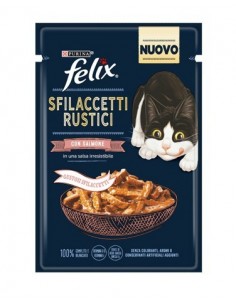 FELIX BUSTA SFILACCETTI RUSTICI CON SALMONE GR.80