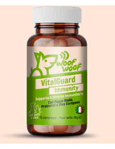 Woff Woof Vital Guard immunity 75 compresse. Integratori per cani