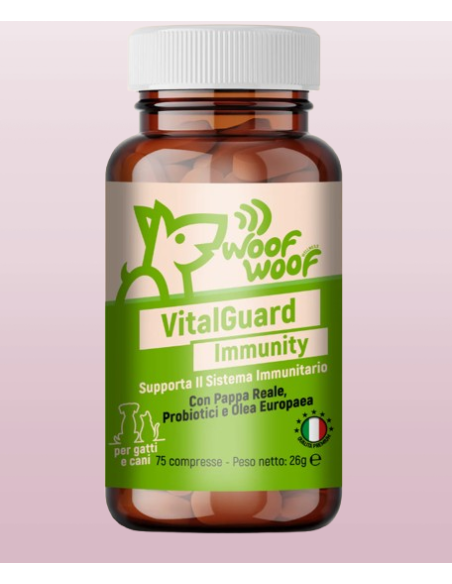 Woff Woof Vital Guard immunity 75 compresse. Integratori per cani