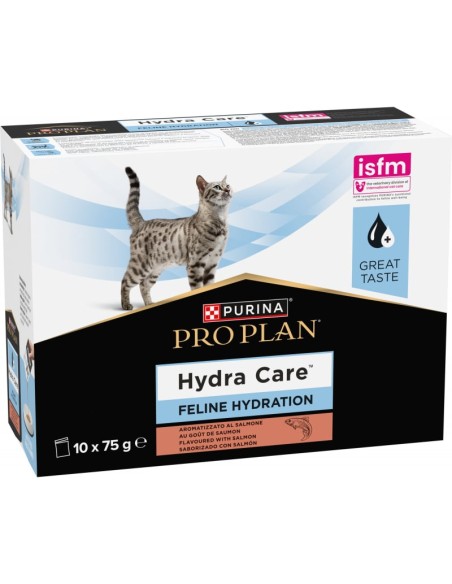 Purina Hydra Care Gatto Aromatizzato al Salmone Gr.75. Cibo Umido Per Gatti.