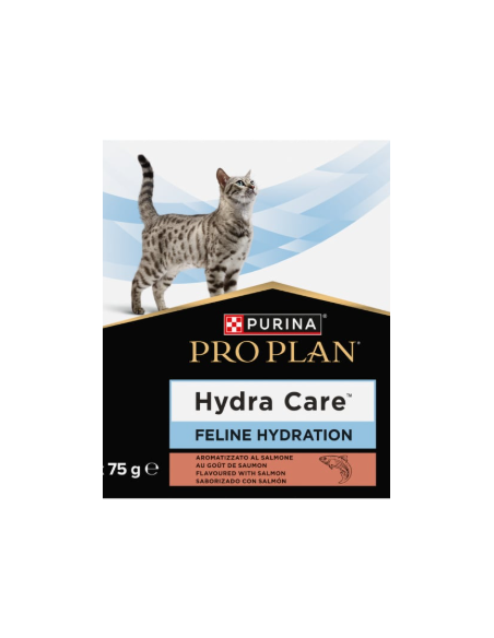Purina Hydra Care Gatto Aromatizzato al Salmone Gr.75. Cibo Umido Per Gatti.
