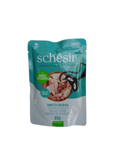 Schesir Cat Busta Tonno con Orata jelly gr 85. Mangime Umido per Gatti
