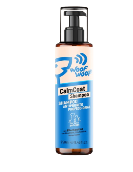 Woof Woof Calm Coat Detergente Antiprurito ml 250. Igienici Per Cani.