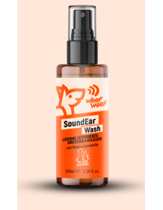 Woof Woof Detergente Orecchie 100 ml. Igiene per cani .