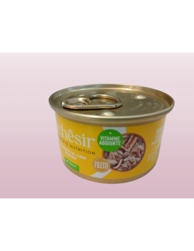 Schesir Tonnetto con Surimi Gr.85 Cibo Umido per Gatti