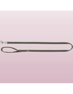 Guinzaglio Premium Misura xsmall-small 1,2 m /15 mm Verde Oliva , Guinzagli e Collari per cani