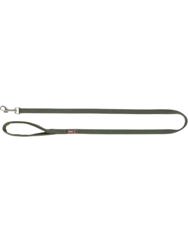 Guinzaglio Premium Misura xsmall-small 1,2 m /15 mm Verde Oliva , Guinzagli e Collari per cani