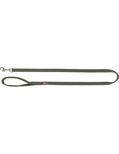 Guinzaglio Premium Misura xsmall-small 1,2 m /15 mm Verde Oliva , Guinzagli e Collari per cani