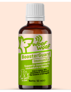 Woof Woof Booster Guard Supplemene 50 ml. Integratori per cani e gatti.