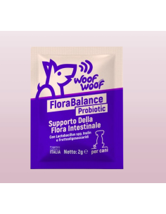Woof Woof Flora Balance Probiotic 2 x15 bustine . Integratori per cani 2