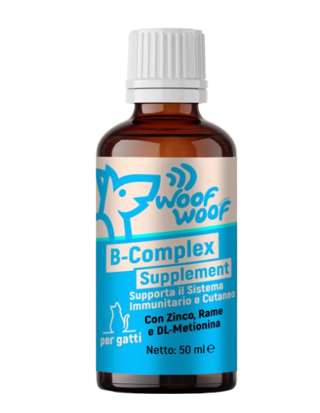 Woof Woof b- complex Supplement 50 ml. Integratori per gatti.
