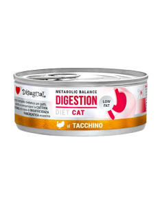 Disugual Diet gatto Digestion Low Fat Tacchino gr 85. Diete . Cibo Umido Per Gatti 2