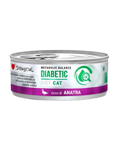 Disugual Diet Gatto Diabetic Anatra gr 85. Diete . cibo umido Per gatti.