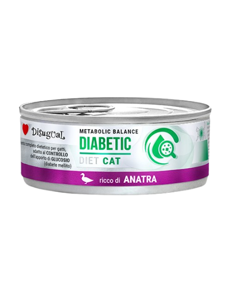 Disugual Diet Gatto Diabetic Anatra gr 85. Diete . cibo umido Per gatti.
