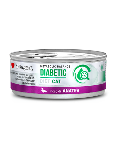 Disugual Diet Gatto Diabetic Anatra gr 85. Diete . cibo umido Per gatti.