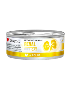 Disugual Diet Gatto Renal Pollo gr 85. Diete Cibo Umido Per Gatti