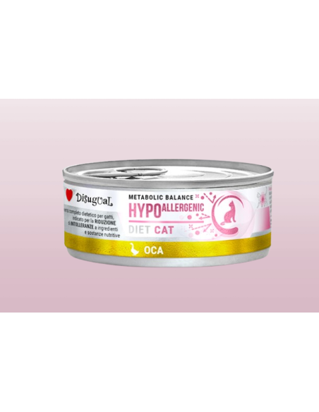 Disugual Diet Gatto Hypoallergenic Oca gr 85. Diete Cibo Umido Per Gatti.
