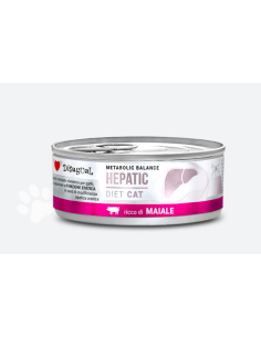 Disugual Diet Gatto Hepatic Maiale gr 85. Diete Cibo Umido per gatti.