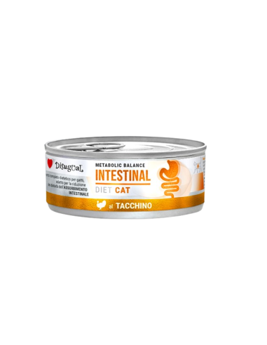 Disugual Diet Gatto Intestinal Tacchino gr 85. Diete Cibo Umido Per gatti