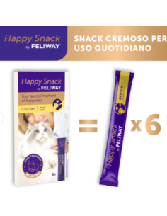 Feliway Happy Snack Pollo 6 Pezzi. Antistress per gatti . 2