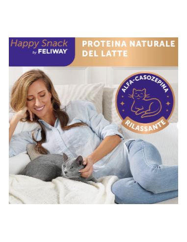 Feliway Happy Snack Pollo 6 Pezzi. Antistress per gatti .