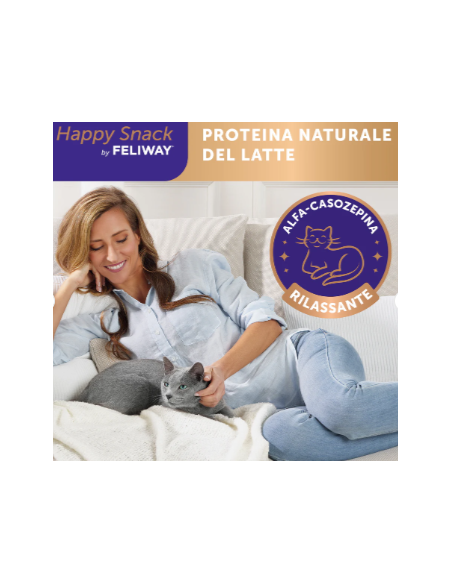 Feliway Happy Snack Pollo 6 Pezzi. Antistress per gatti .