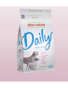 offerta Almo Daily Dog Sterilised Maiale e Riso Kg.12 All Breeds. Crocchette per cani 2