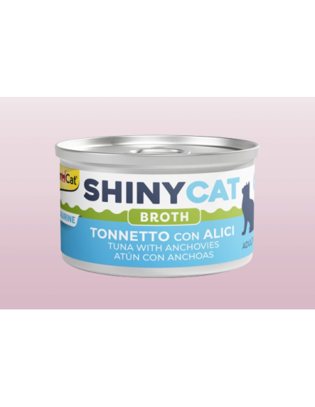 Gimpet Shinycat Tonnetto con Alici gr 70. Cibo Umido per gatti