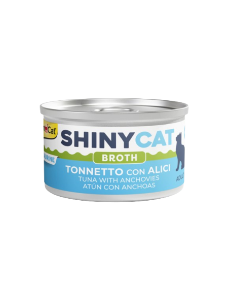 Gimpet Shinycat Tonnetto con Alici gr 70. Cibo Umido per gatti
