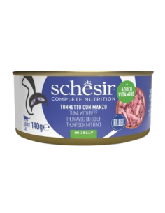 Schesir Tonnetto con Filetti di Manzo Gr.140 Cibo Umido per Gatti 2