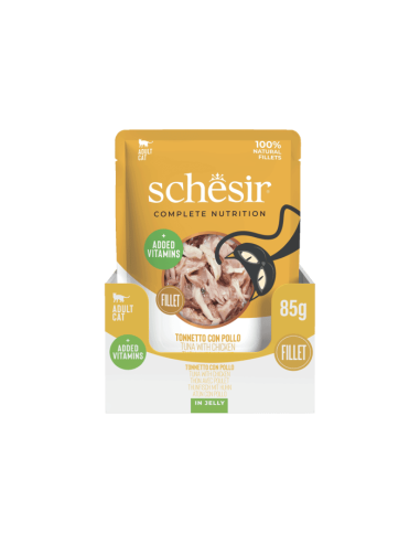 Schesir Cat Busta Tonnetto Con Pollo in Jelly gr 85. Mangime per Gatti
