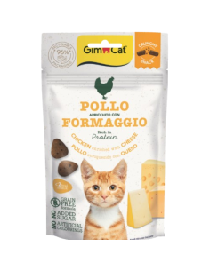 Gimcat Crunchy Snack Pollo e Formaggio gr 50. Snack per gatti. 2
