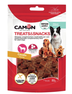 Treats and Snack Horse Cubes gr 80. Snack per cani.