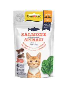 Gimcat Crunchy Snack Salmone E Spinaci gr 50. Snack per cani 2