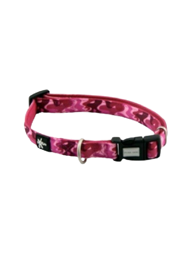 Collare Fuxtreme Regolabile 10 mm  Camouflage Rosa. Collari e Guinzagli per cani