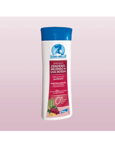 Shampoo Zenzero Incenso e Uva Rossa ml 250. Igienici per cani