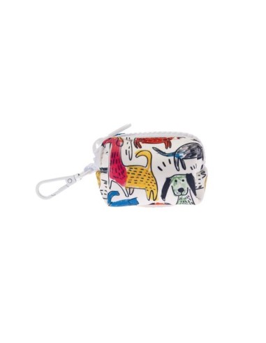 Portasacchetti Motif Chiens Naifs 7x5x5. Accessori per cani .