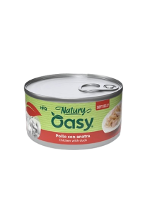 Oasy Wet Cat Natury Soft Jelly Pollo con Anatra gr.85. Cibo Umido Per Gatti. 2