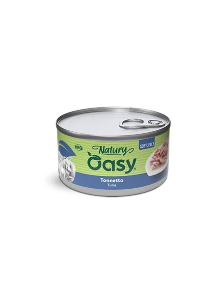 Oasy Wet Cat Natury Soft Jelly Tonnetto gr.85.Cibo Umido Per Gatti
