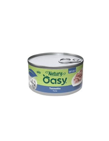 Oasy Wet Cat Natury Soft Jelly Tonnetto gr.85.Cibo Umido Per Gatti