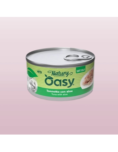 Oasy Wet Cat Natury Soft Jelly Tonnetto con Aloe gr.85.Cibo Umido Per gatti.