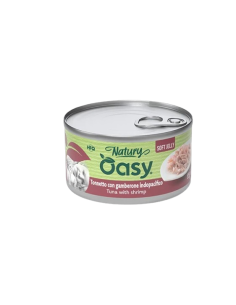 Oasy Wet Cat Natury Soft Jelly Tonnetto con Gamberone gr.85.Cibo Per gatti. 2
