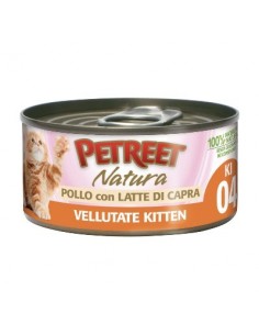 PETREET NAT. KITTEN LE VELLUTATE POLLO CON  LATTE DI CAPRA GR.60