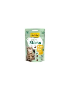 Gimcat Mini Sticks Pollo con Erba gatta  gr 50. Snack per gatti