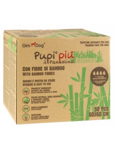 Gimdog Pupi Più Bamboo 60x60 50 pezzi .Accessori per Cani